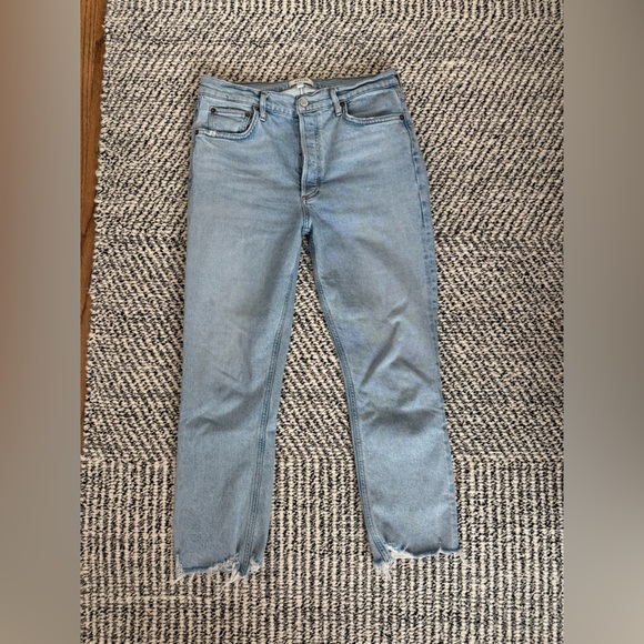 Agolde Riley High Ride Straight Crop - Picture 4 of 5